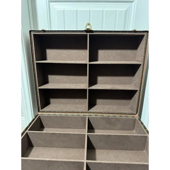 EUC Rare Vintage Louis Vuitton 1960’s Gemine Shoe Trunk - Picture 8 of 16
